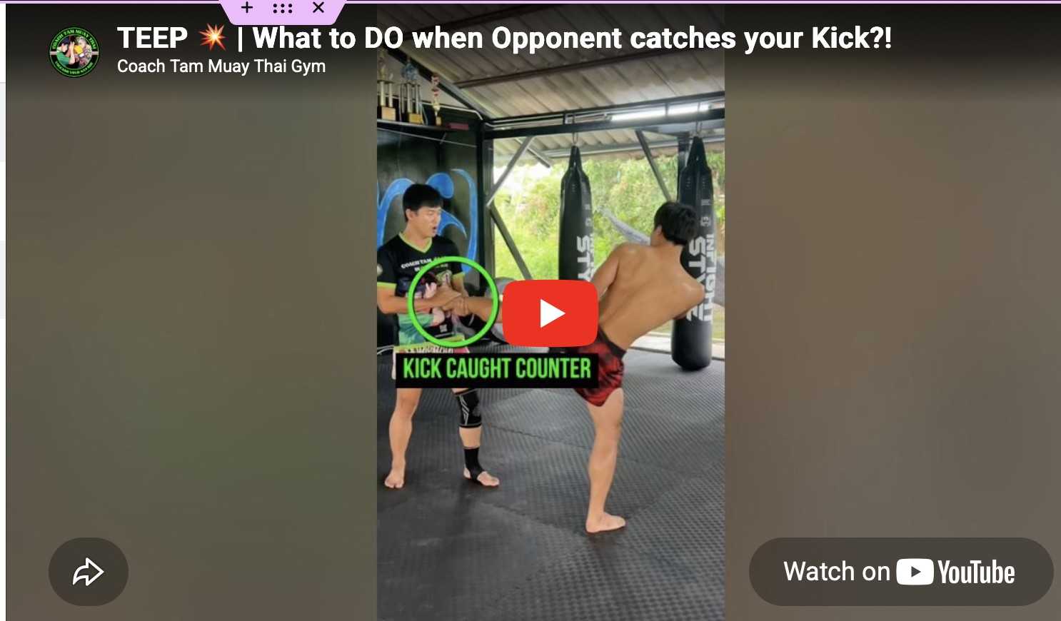  What to DO when Opponent catches your Kick?!